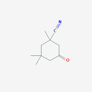 molecular formula C10H15NO B1294546 3-Cyano-3,5,5-trimethylcyclohexanone CAS No. 7027-11-4