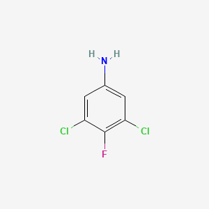 molecular formula C6H4Cl2FN B1294558 3,5-Dichloro-4-fluoroaniline CAS No. 2729-34-2