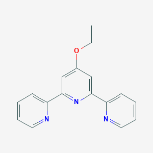 molecular formula C17H15N3O B129456 4'-乙氧基-2,2':6',2''-三吡啶 CAS No. 145533-40-0