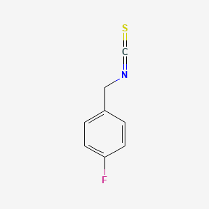 molecular formula C8H6FNS B1294561 4-Fluorobenzyl isothiocyanate CAS No. 2740-88-7