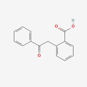 molecular formula C15H12O3 B1294566 o-Phenacylbenzoic acid CAS No. 2881-31-4