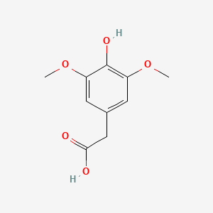 molecular formula C10H12O5 B1294572 3,5-Dimethoxy-4-hydroxyphenylacetic acid CAS No. 4385-56-2
