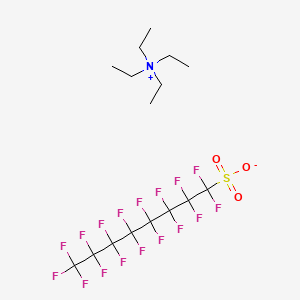molecular formula C16H20F17NO3S B1294574 Tetraethylammonium heptadecafluorooctanesulphonate CAS No. 56773-42-3