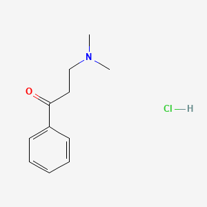 molecular formula C11H16ClNO B1294577 3-(Dimethylamino)propiophenone hydrochloride CAS No. 879-72-1