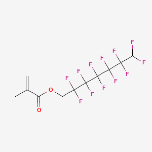 molecular formula C11H8F12O2 B1294588 2,2,3,3,4,4,5,5,6,6,7,7-Dodecafluoroheptyl methacrylate CAS No. 2261-99-6