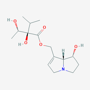 molecular formula C15H25NO5 B129459 Indicine CAS No. 480-82-0