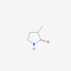 molecular formula C5H9NO B1294592 3-Methylpyrrolidin-2-one CAS No. 2555-05-7