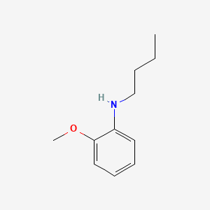 molecular formula C11H17NO B1294594 N-BUTYL-N-(2-METHOXYPHENYL)AMINE CAS No. 65570-20-9