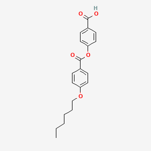 4-((4-(Hexyloxy)benzoyl)oxy)benzoic acid