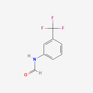 molecular formula C8H6F3NO B1294619 3'-Trifluoromethylformanilide CAS No. 657-78-3