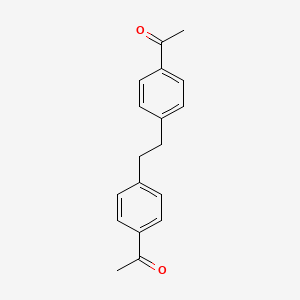 molecular formula C18H18O2 B1294620 Acetophenone, 4',4'''-ethylenedi- CAS No. 793-06-6