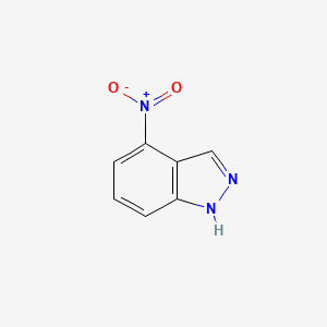 molecular formula C7H5N3O2 B1294632 4-Nitro-1H-indazole CAS No. 2942-40-7