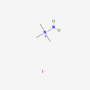 molecular formula C3H11IN2 B1294641 1,1,1-Trimethylhydrazinium iodide CAS No. 3288-80-0