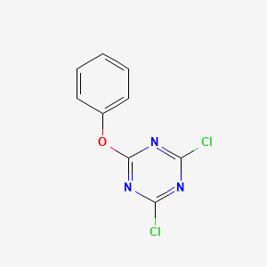 molecular formula C9H5Cl2N3O B1294645 2,4-Dichloro-6-phenoxy-1,3,5-triazine CAS No. 4682-78-4