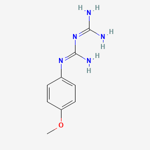 molecular formula C9H13N5O B1294647 p-Methoxyphenylbiguanide CAS No. 43191-41-9