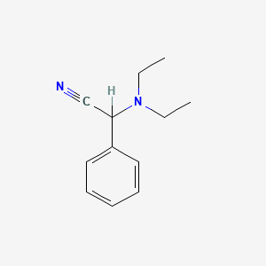 molecular formula C12H16N2 B1294650 2-(Diethylamino)-2-phenylacetonitrile CAS No. 5097-99-4