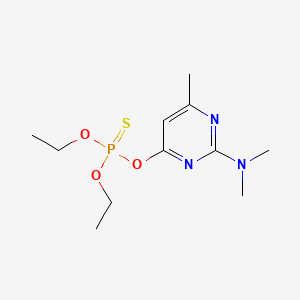 molecular formula C11H20N3O3PS B1294655 Pyrimitate CAS No. 5221-49-8