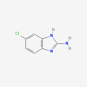 molecular formula C7H6ClN3 B1294662 2-amino-6-chlorobenzimidazole CAS No. 5418-93-9