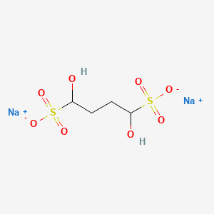 molecular formula C4H10NaO8S2 B1294664 Succinaldehyde sodium bisulfite CAS No. 5450-96-4