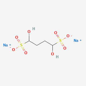 molecular formula C4H8Na2O8S2 B1294664 1,4-Butanedisulfonic acid, 1,4-dihydroxy-, disodium salt CAS No. 5450-96-4