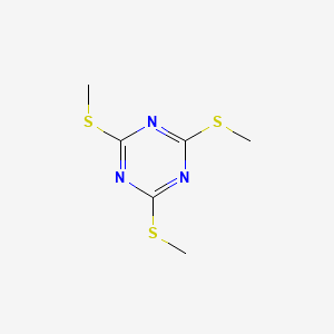 B1294671 s-Triazine, 2,4,6-tris(methylthio)- CAS No. 5759-58-0