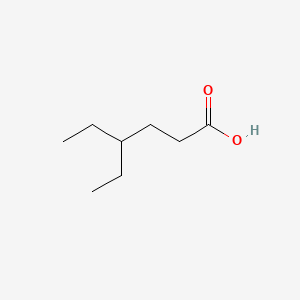 molecular formula C8H16O2 B1294683 Hexanoic acid, 4-ethyl- CAS No. 6299-66-7