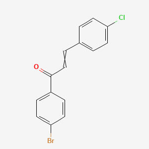 molecular formula C15H10BrClO B1294684 1-(4-Bromophenyl)-3-(4-chlorophenyl)prop-2-en-1-one 