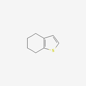 molecular formula C8H10S B1294686 4,5,6,7-Tetrahydro-1-benzothiophene CAS No. 6435-76-3