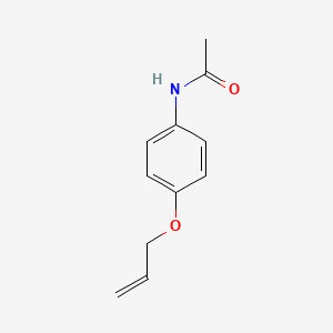 molecular formula C11H13NO2 B1294689 4'-Allyloxyacetanilide CAS No. 6622-73-7
