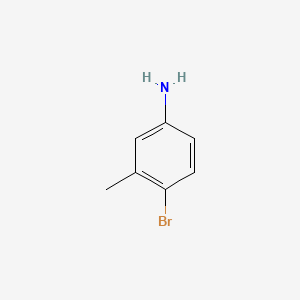 molecular formula C7H8BrN B1294692 4-Bromo-3-methylaniline CAS No. 6933-10-4