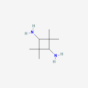 molecular formula C8H18N2 B1294698 2,2,4,4-Tetramethylcyclobutane-1,3-diamine CAS No. 7531-10-4