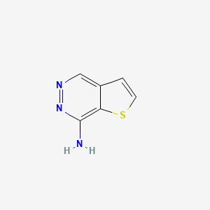 molecular formula C6H5N3S B12946982 Thieno[2,3-d]pyridazin-7-amine 