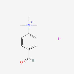 molecular formula C10H14INO B1294699 4-Formylphenyltrimethylammonium iodide CAS No. 7541-76-6