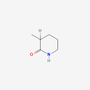molecular formula C6H11NO B1294715 3-甲基哌啶-2-酮 CAS No. 3768-43-2