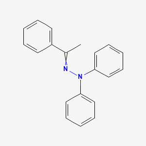 molecular formula C20H18N2 B1294719 (2E)-1,1-diphenyl-2-(1-phenylethylidene)hydrazine CAS No. 3741-90-0
