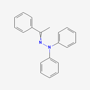 molecular formula C20H18N2 B1294719 Ethanone, 1-phenyl-, 2,2-diphenylhydrazone CAS No. 3741-90-0