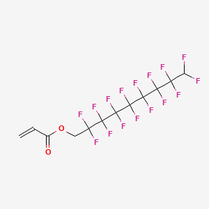 molecular formula C12H6F16O2 B1294720 2,2,3,3,4,4,5,5,6,6,7,7,8,8,9,9-Hexadecafluorononyl acrylate CAS No. 4180-26-1