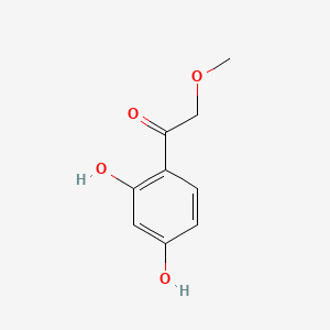 molecular formula C9H10O4 B1294730 2',4'-Dihydroxy-2-methoxyacetophenone CAS No. 57280-75-8