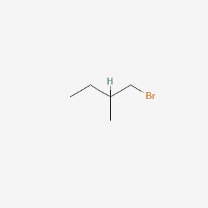 molecular formula C5H11B B1294734 1-Bromo-2-methylbutane CAS No. 5973-11-5