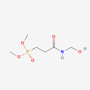 3-(Dimethylphosphono)-N-methylolpropionamide