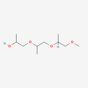 molecular formula C10H22O4 B1294742 2-Propanol, 1-[2-(2-methoxy-1-methylethoxy)-1-methylethoxy]- CAS No. 20324-33-8