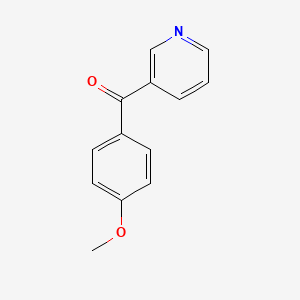 molecular formula C13H11NO2 B1294745 3-(4-Methoxybenzoyl)pyridine CAS No. 23826-71-3