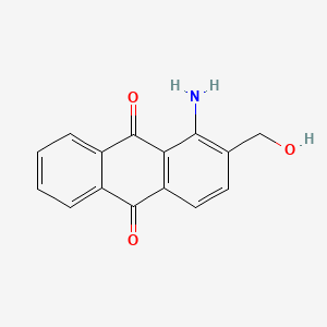 molecular formula C15H11NO3 B1294746 1-氨基-2-(羟甲基)蒽醌-9,10-二酮 CAS No. 24094-44-8