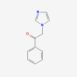 molecular formula C11H10N2O B1294747 2-(1H-imidazol-1-yl)-1-phenylethanone CAS No. 24155-34-8