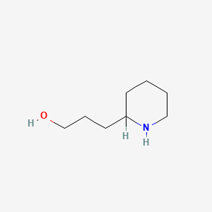 molecular formula C8H17NO B1294750 2-Piperidinepropanol CAS No. 24448-89-3