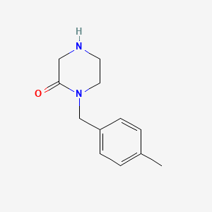 molecular formula C12H16N2O B1294756 1-(4-Methylbenzyl)piperazin-2-one CAS No. 938458-91-4