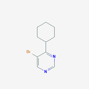 molecular formula C10H13BrN2 B1294761 5-Bromo-4-cyclohexylpyrimidine CAS No. 941294-28-6