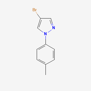 molecular formula C10H9BrN2 B1294766 4-溴-1-对甲基苯基-1H-吡唑 CAS No. 957034-98-9