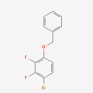 molecular formula C13H9BrF2O B1294769 1-(Benzyloxy)-4-bromo-2,3-difluorobenzene CAS No. 941294-52-6