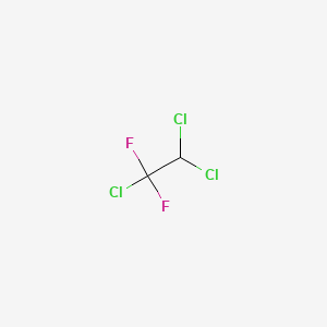 molecular formula C2HCl3F2 B1294774 1,2,2-Trichloro-1,1-difluoroethane CAS No. 354-21-2